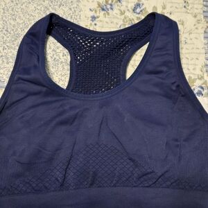 Women's Navy Blue Sports Bra